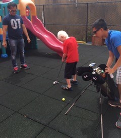 Blind golf at BELL 2016